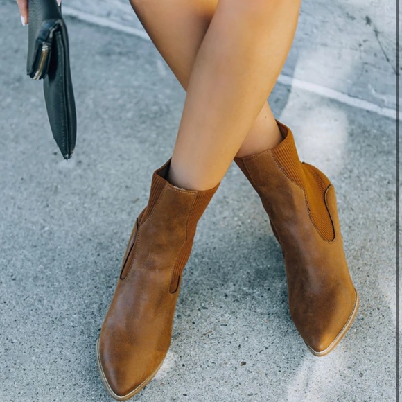 Jocelyn Brown Heeled Booties - Picture 16 of 16